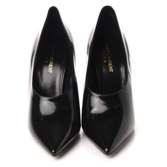 SAINT LAURENT Teddy 105 Pump Nero Black 40.5 (10.5 US) - Picture 2 of 3